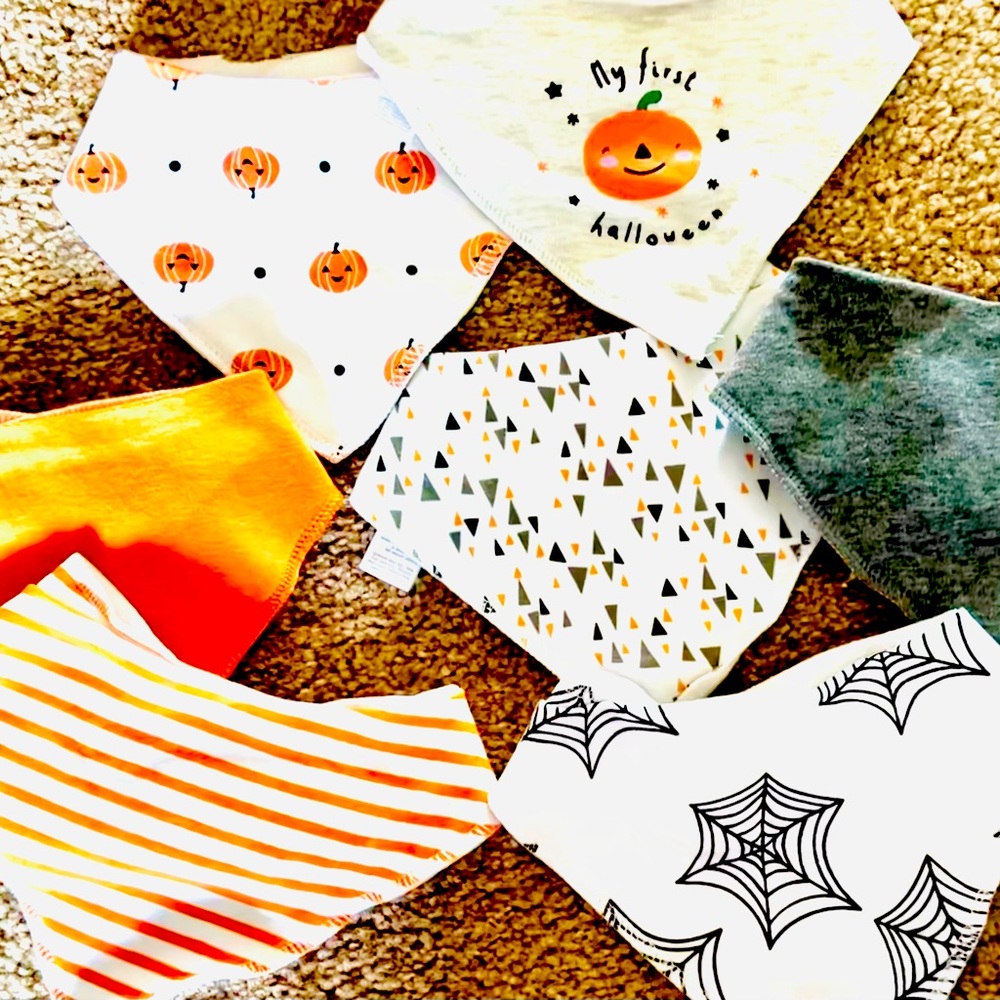 Bundle of Baby Halloween Bibs